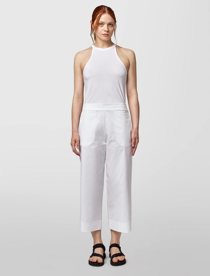 Alpha Studio Pantalone Garconne in Popeline Donna