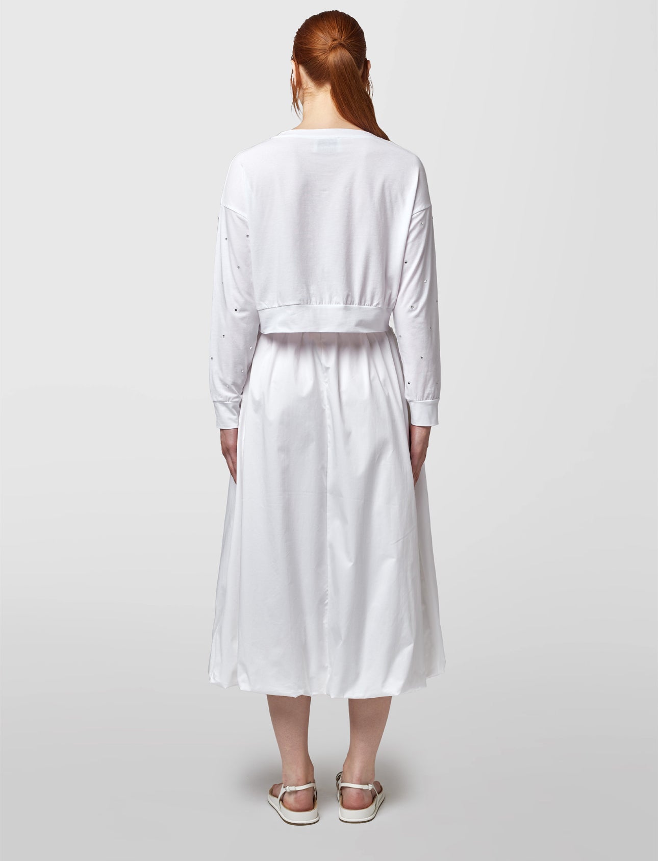 Alpha Studio Gonna Palloncino Popeline Donna