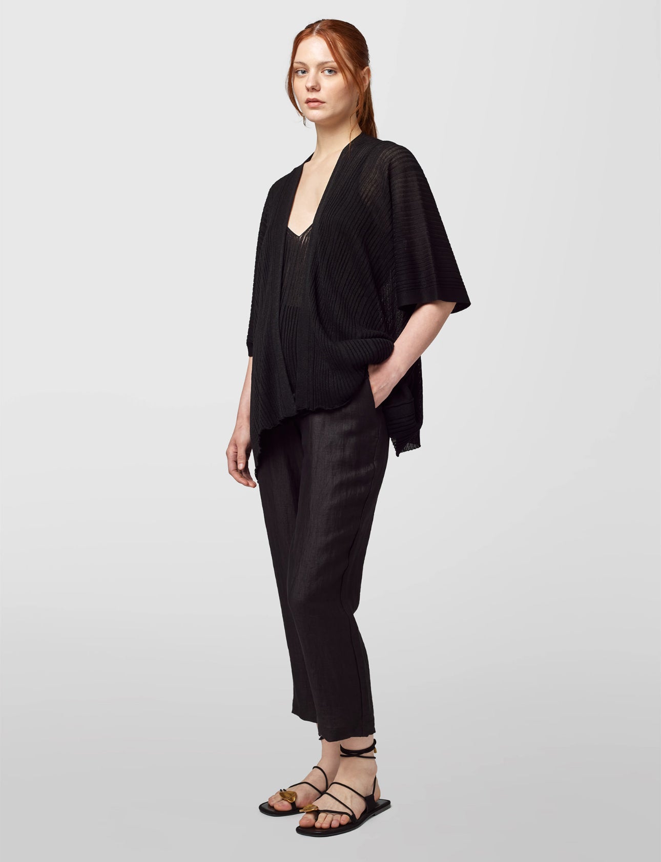 Alpha Studio Cardigan Wet Layers Coste Mix Donna
