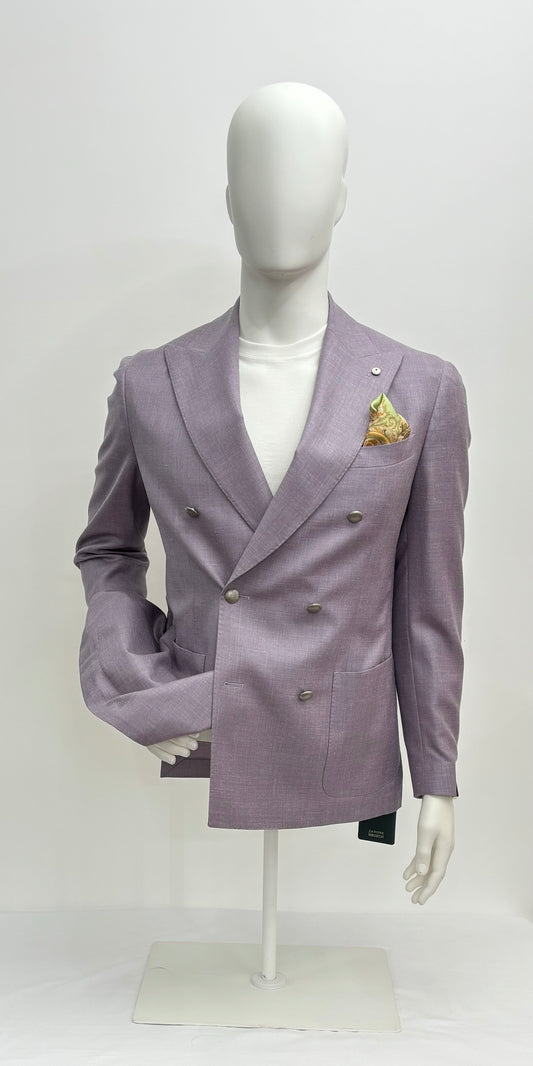 Lbm 1911 Giacca Doppio Petto Lana/Seta/Lino Uomo