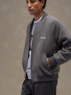 Circolo 1901 Bomber Zip in Misto Cashmere Uomo