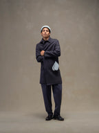 Circolo 1901 Cappotto in Lana con Collo Camicia Uomo