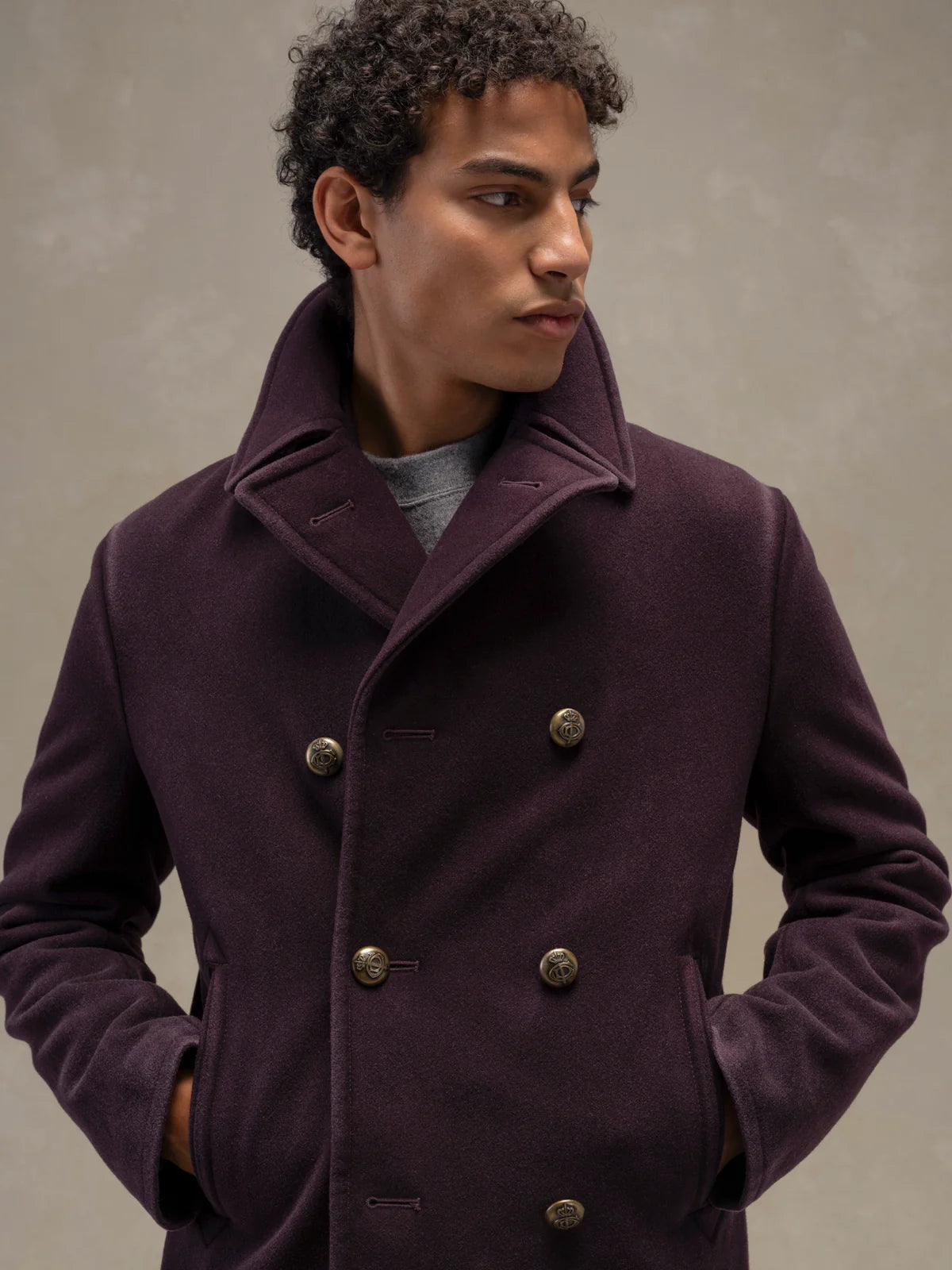 Circolo 1901 Peacot Doppio Petto in Lana Vergine Uomo