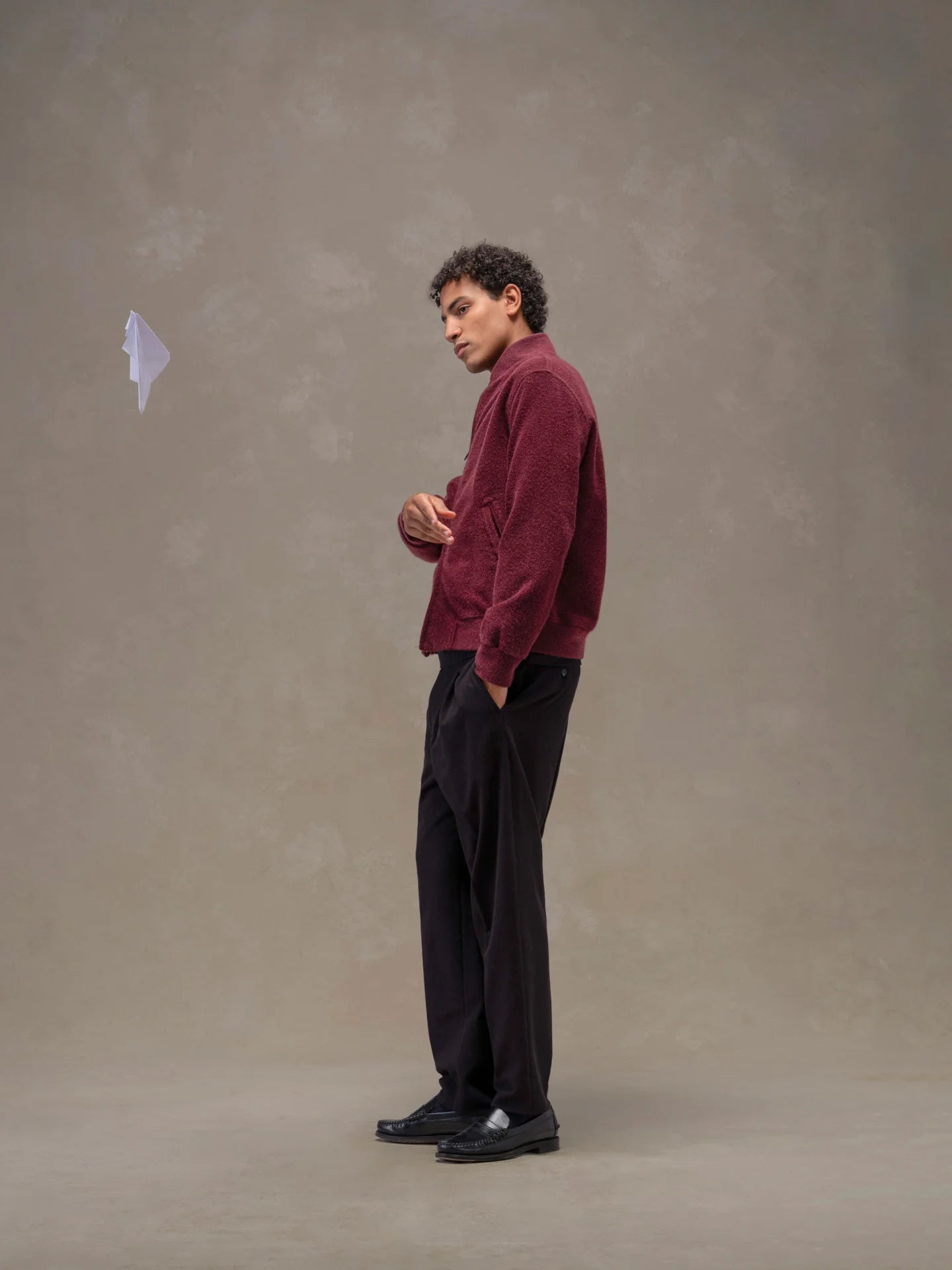 Circolo 1901 Bomber Zip Bouclè Uomo