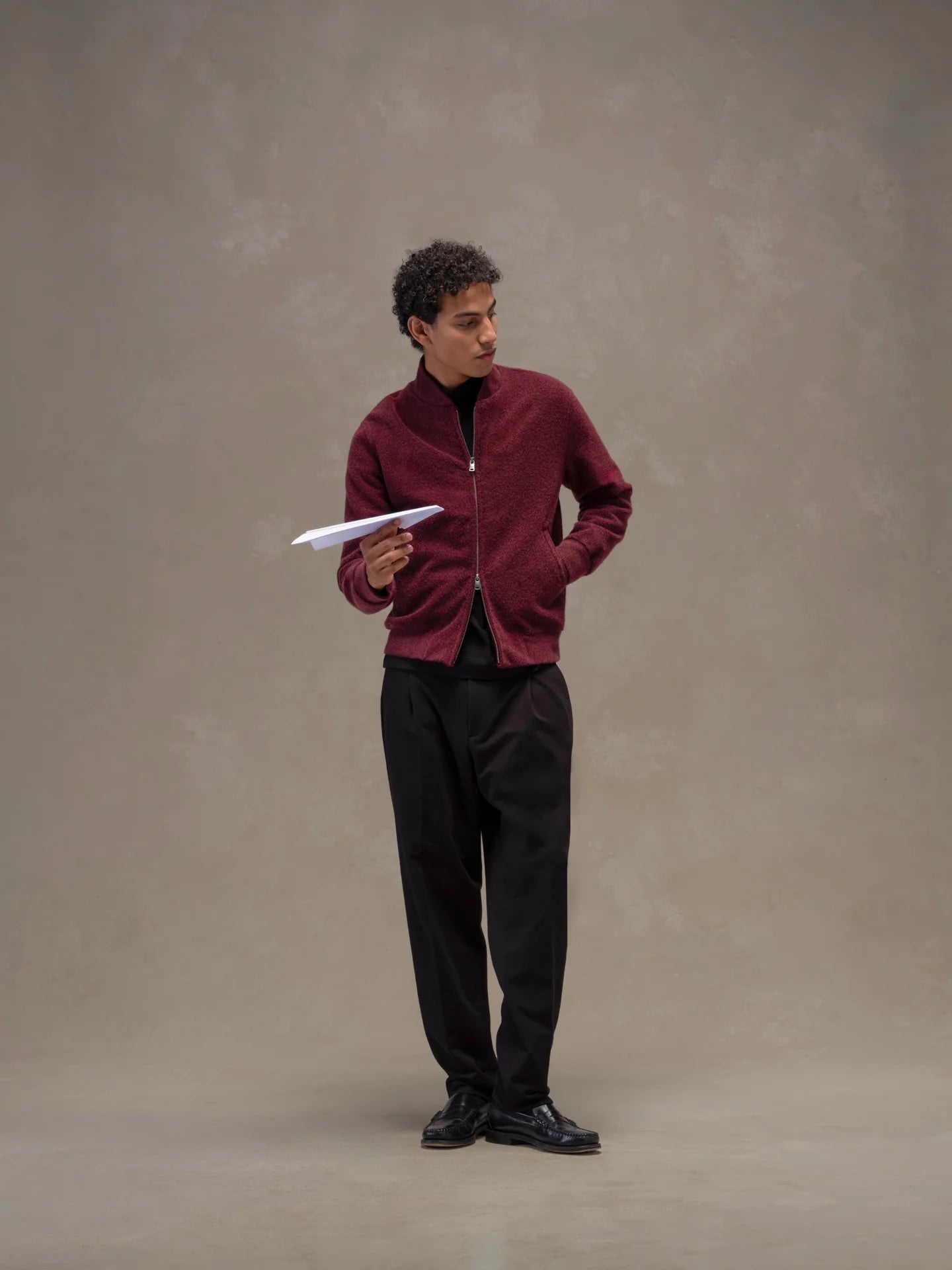 Circolo 1901 Bomber Zip Bouclè Uomo