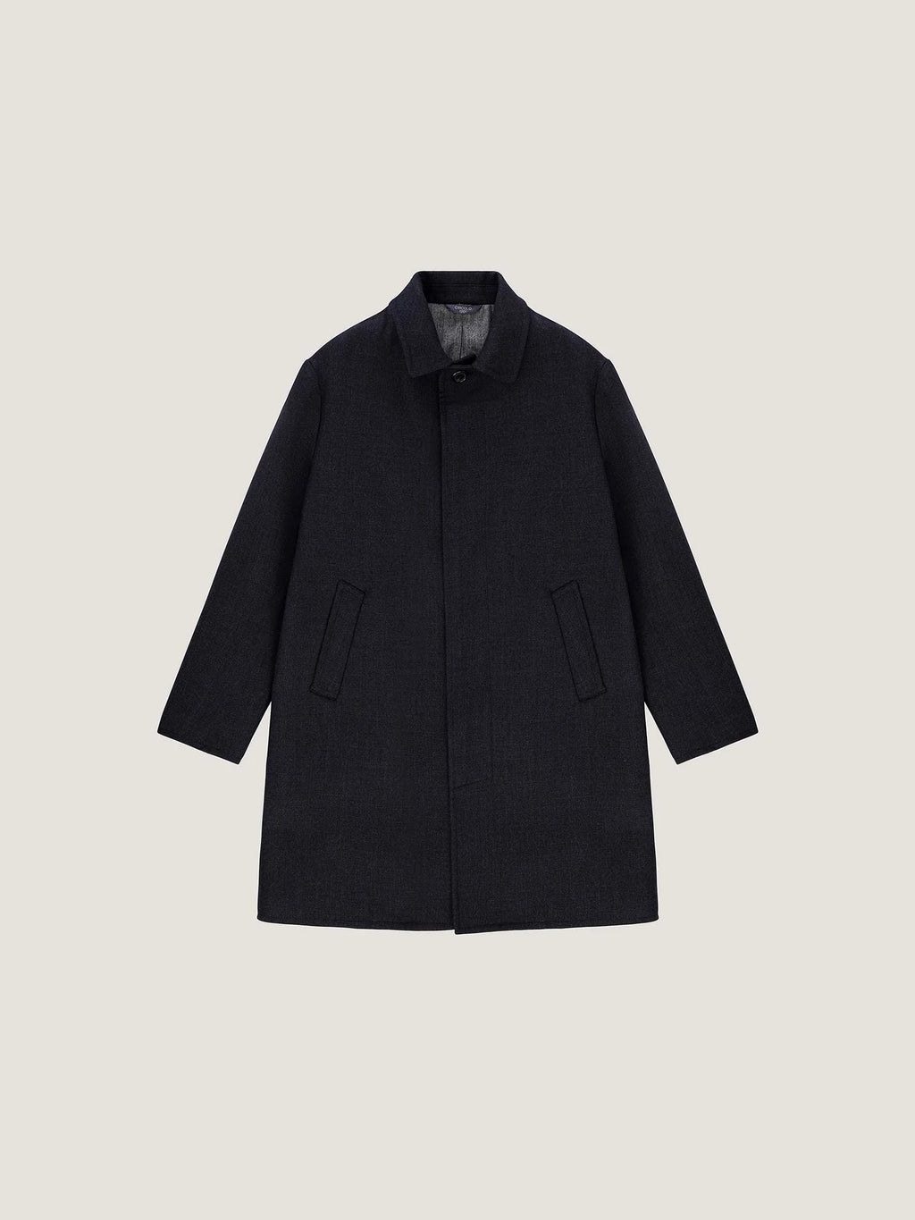 Circolo 1901 Cappotto in Lana con Collo Camicia Uomo