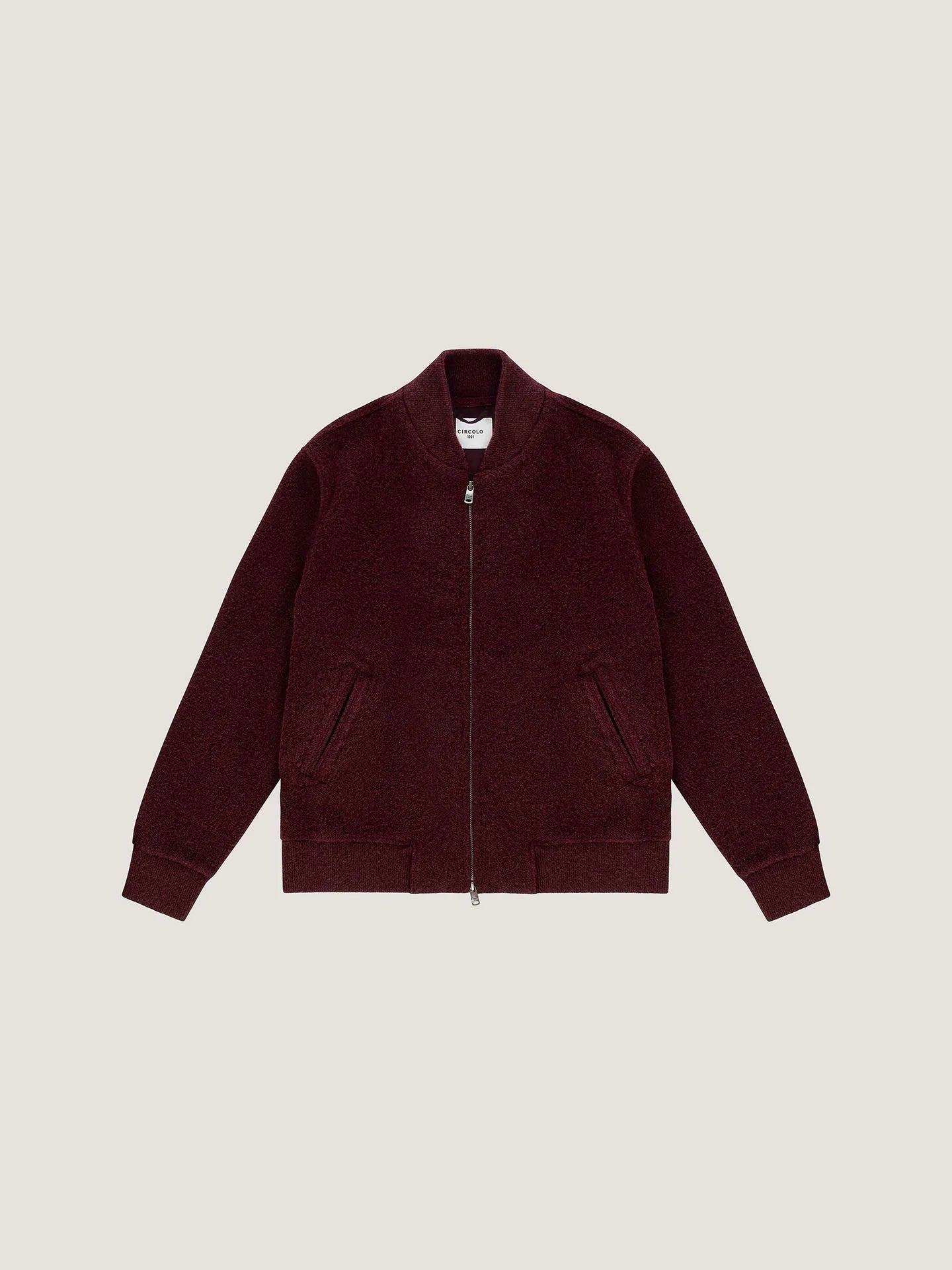 Circolo 1901 Bomber Zip Bouclè Uomo