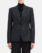 Dondup Blazer Monopetto Slim in Flanella Donna