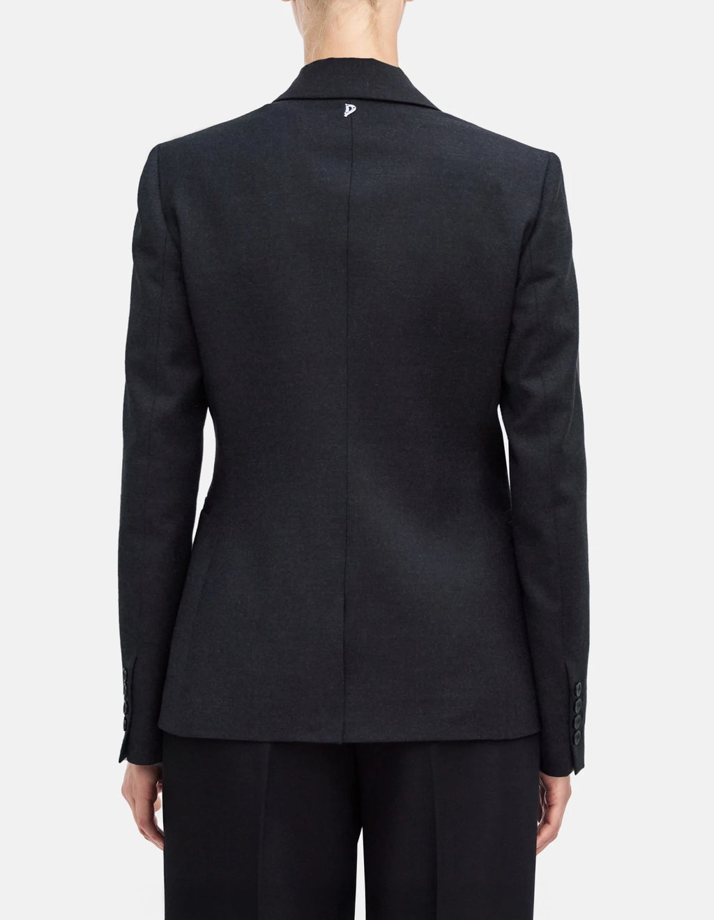 Dondup Blazer Monopetto Slim in Flanella Donna