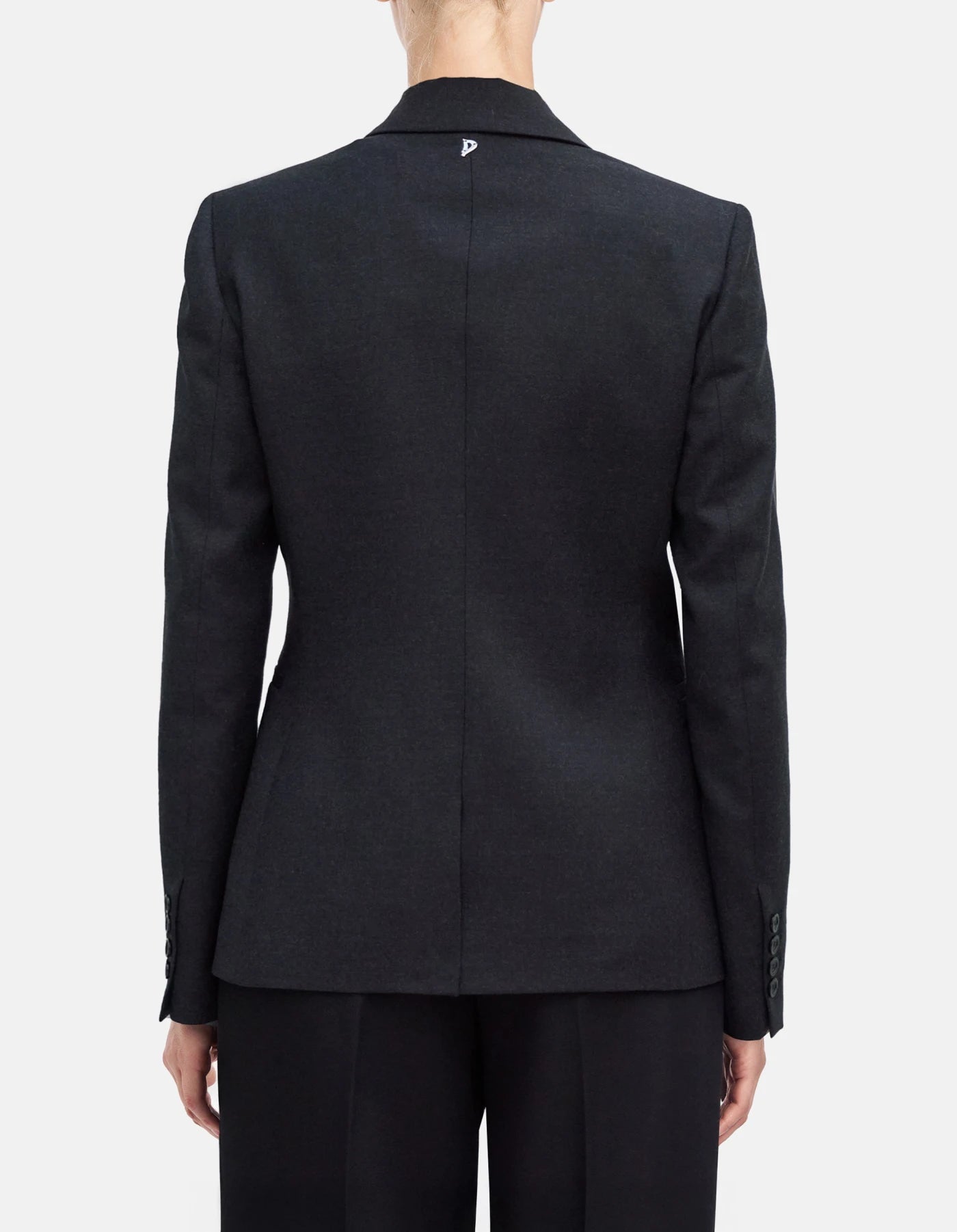 Dondup Blazer Monopetto Slim in Flanella Donna