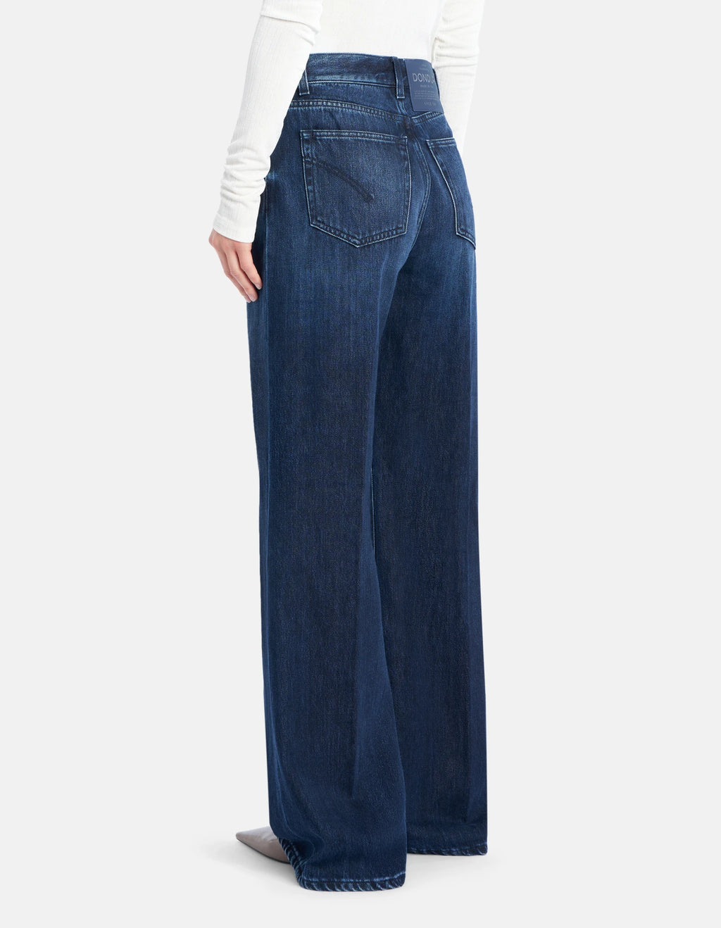 Dondup Jeans Amber Gamba Larga Donna