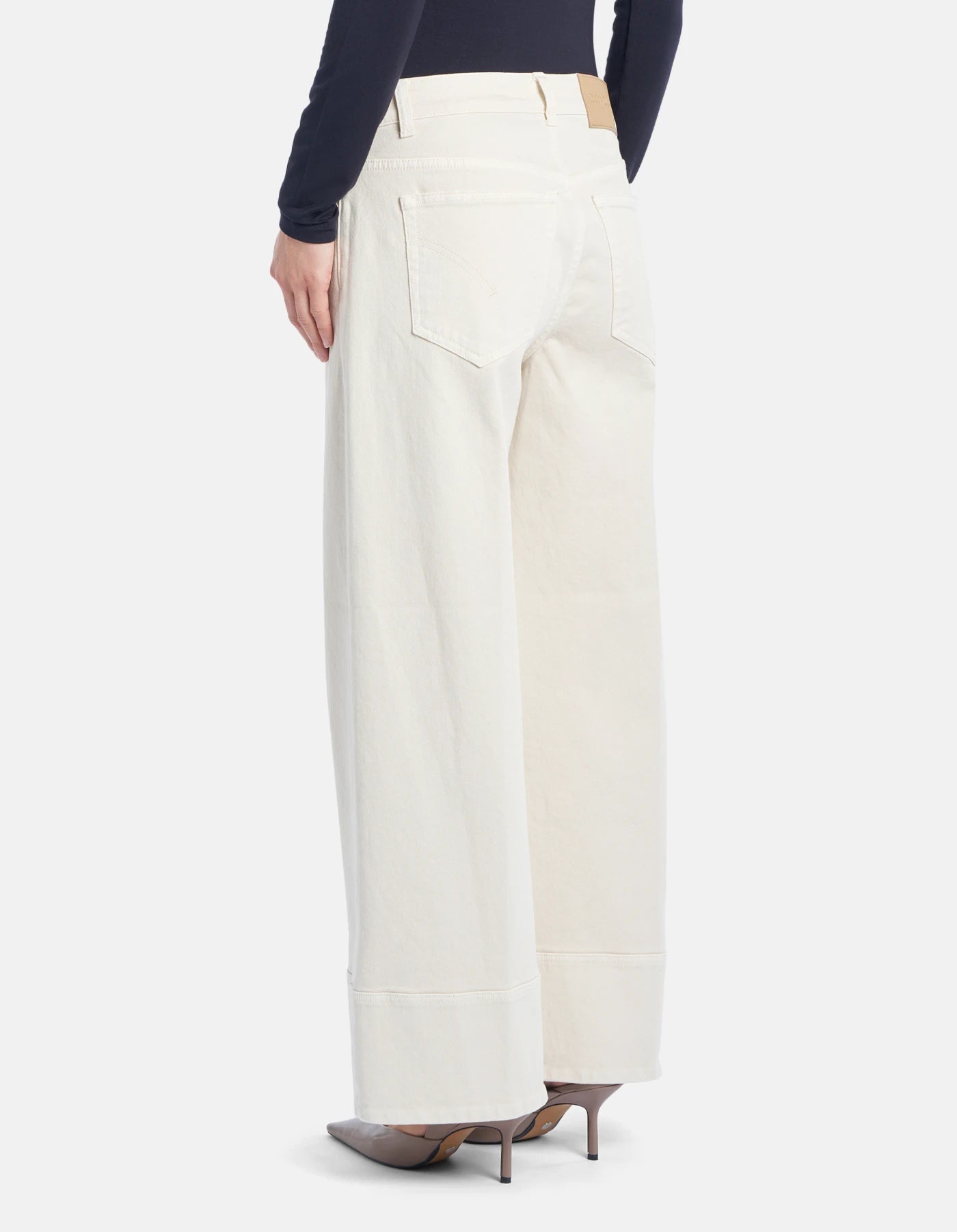 Dondup Jeans Ruby wide leg in bull stretch Donna