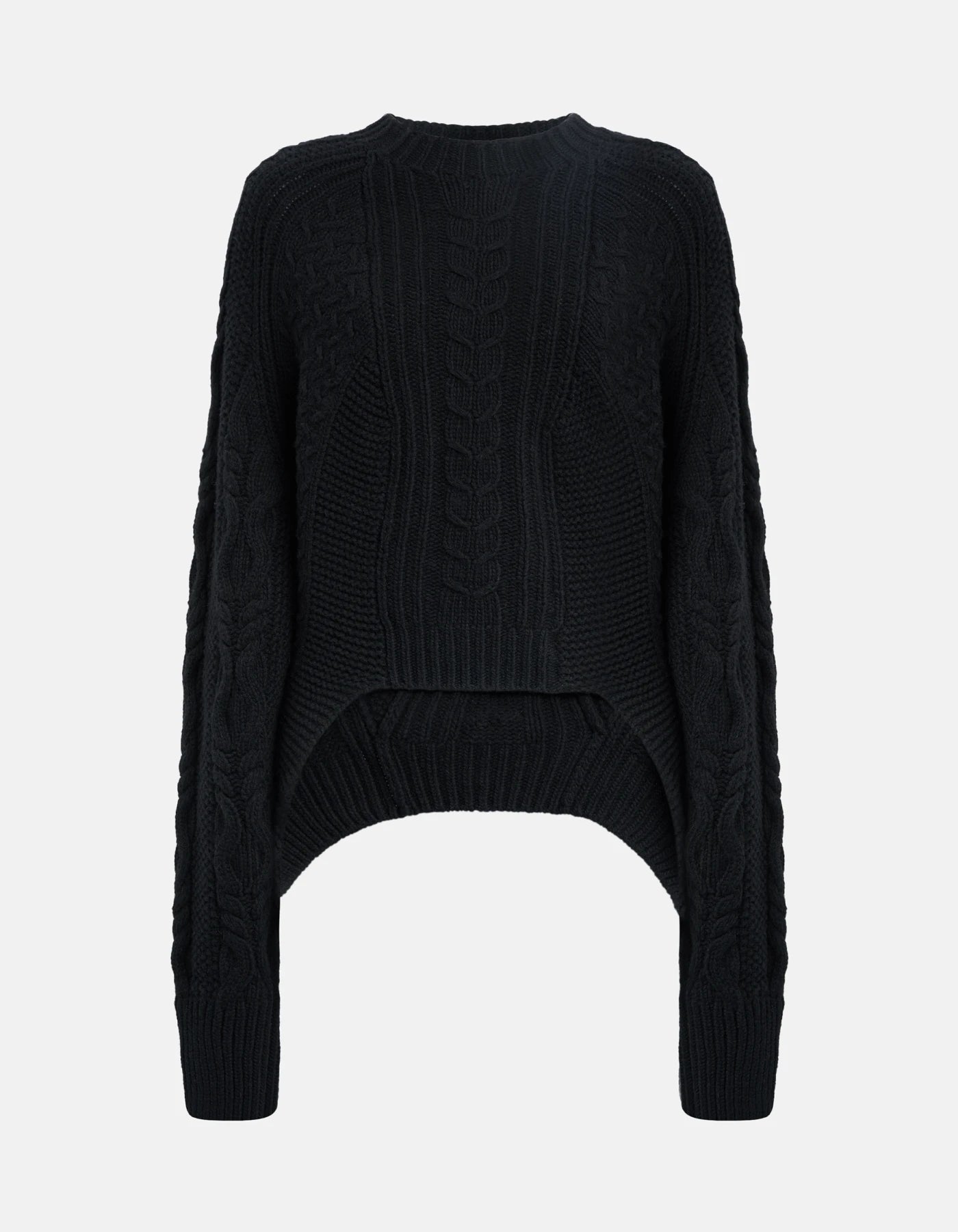 Dondup Maglia girocollo over in lana lavorata Donna