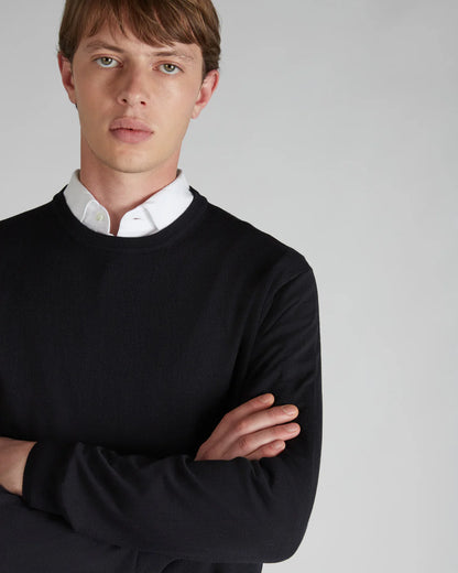 Zanone Girocollo Slim Fit in Flexwool Certificato Uomo
