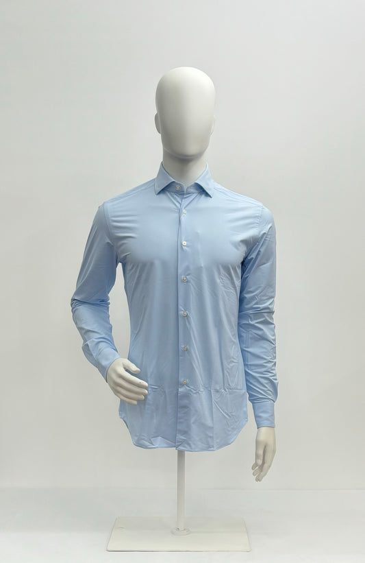 Xacus Camicia Stretch Collo Francese Uomo