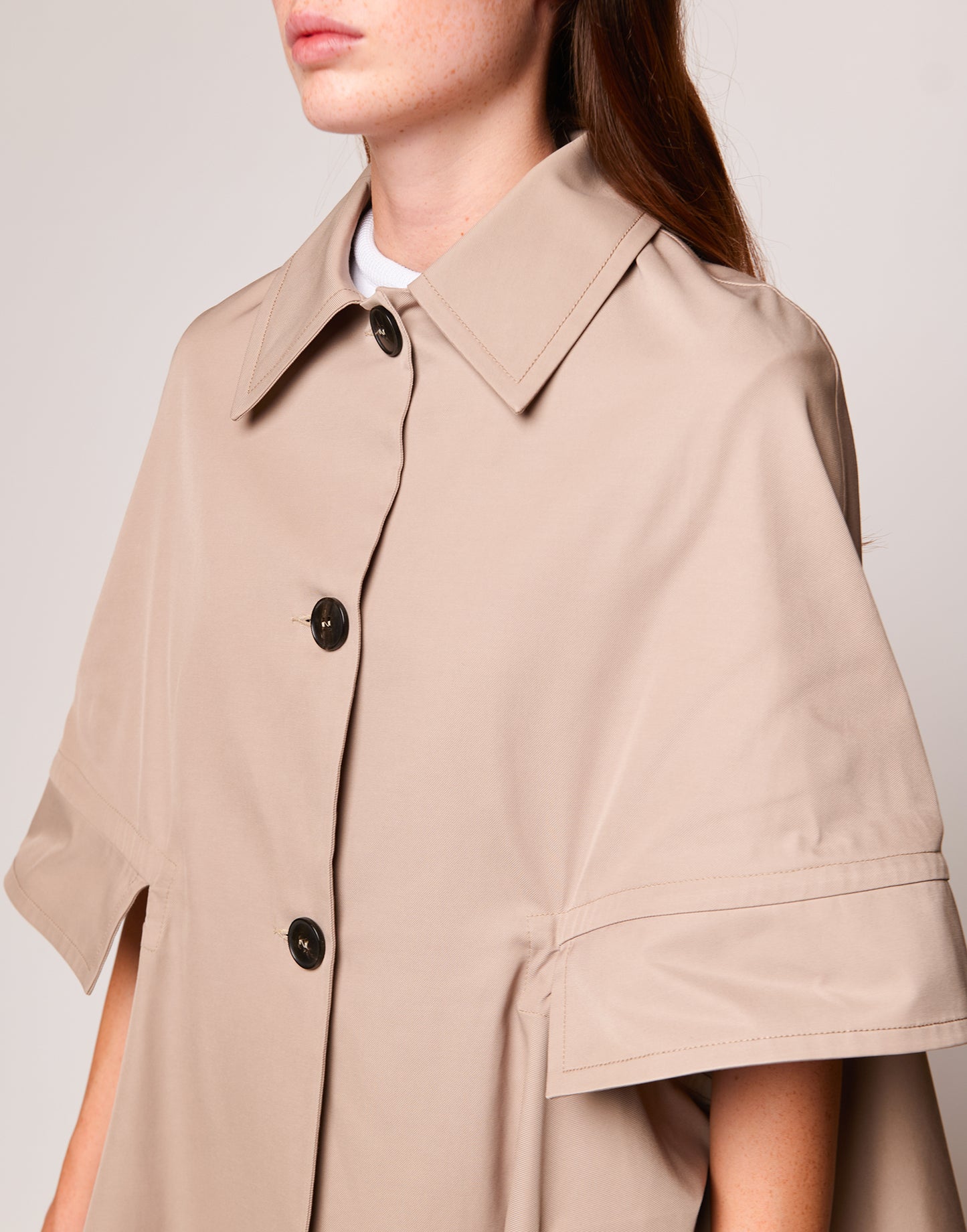 Douuod Cappa Monopetto in Tecno Gabardine Donna