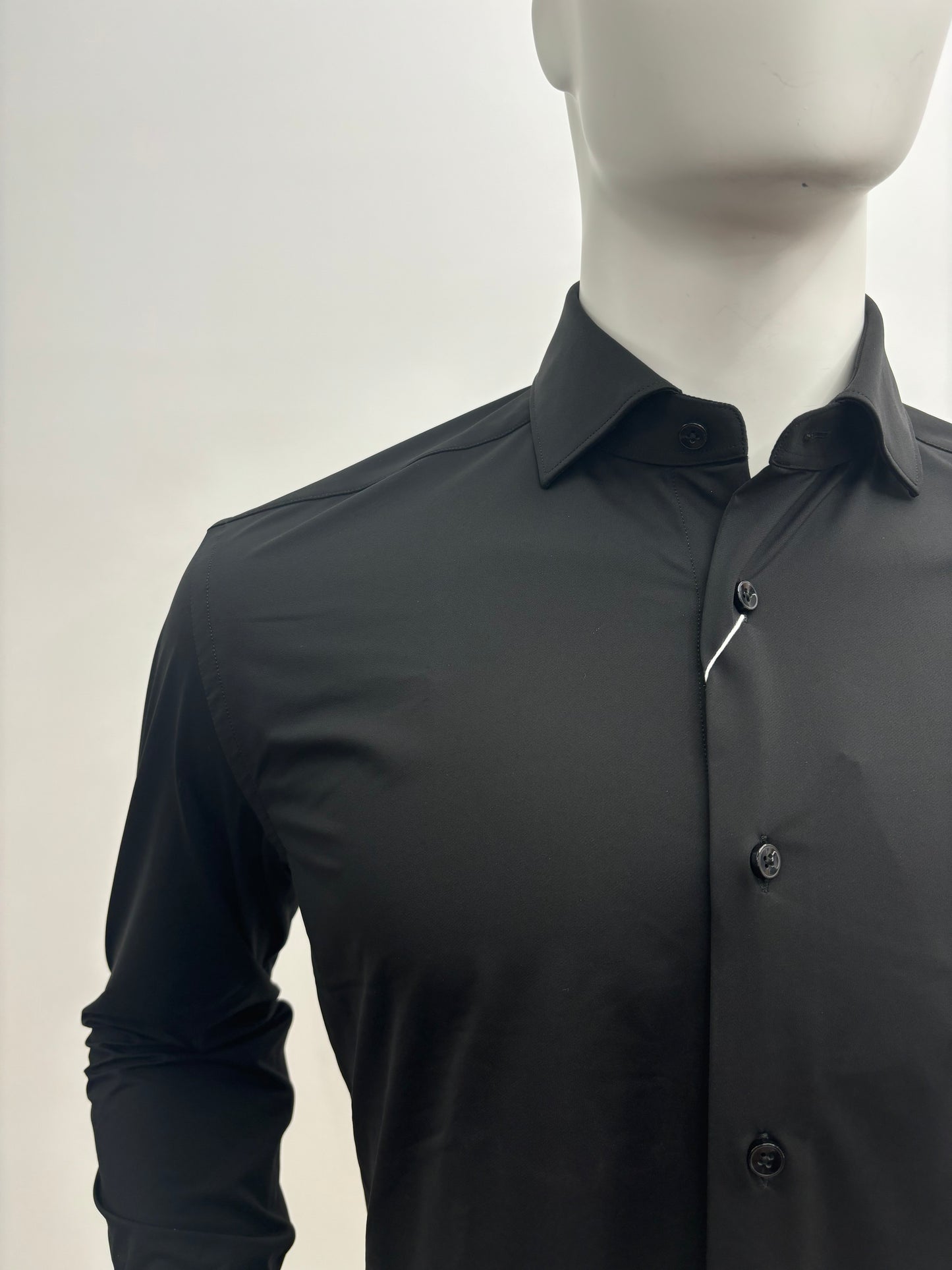 Xacus Camicia Stretch Collo Francese Uomo