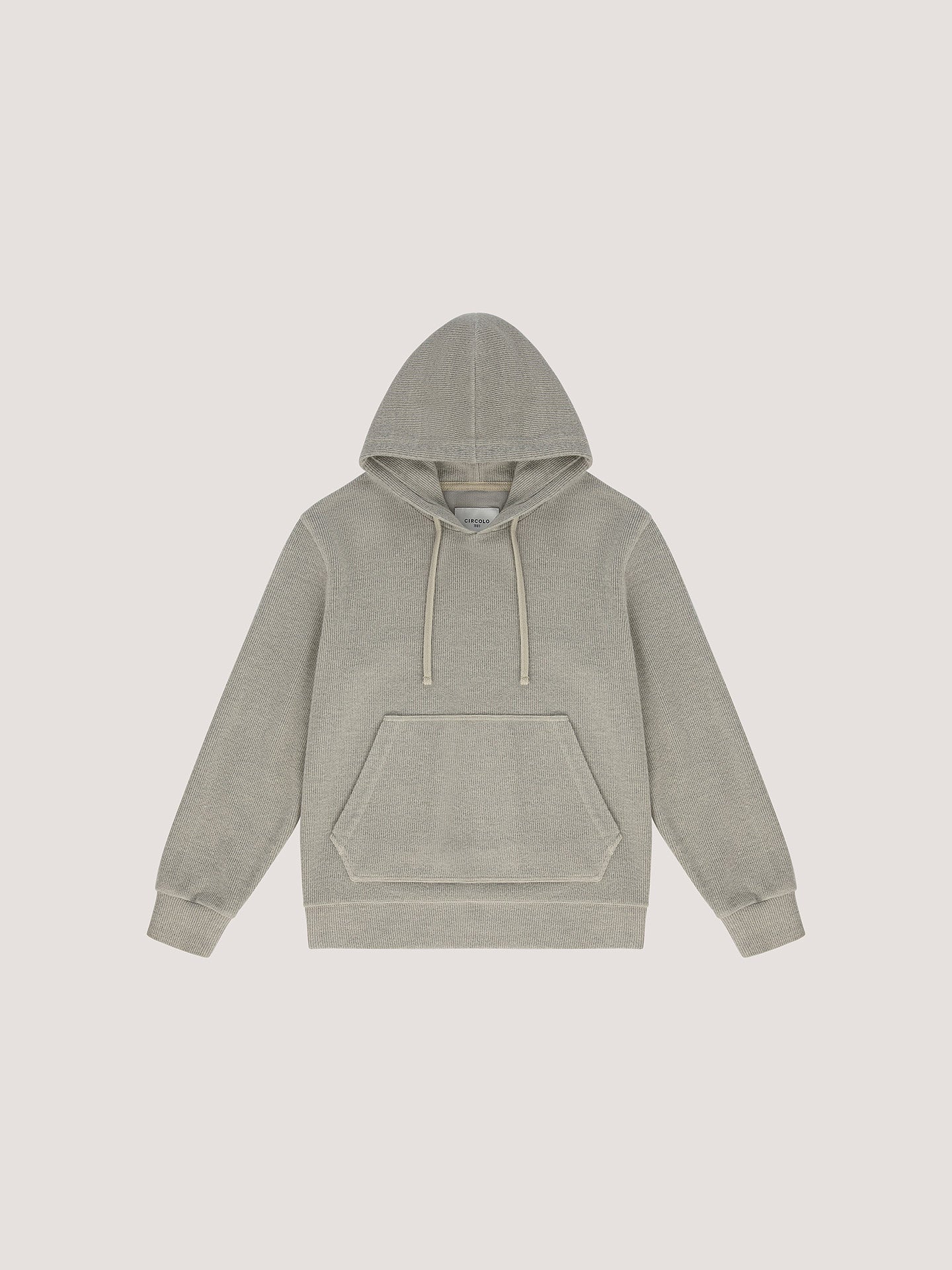 Circolo 1901 Felpa con Cappuccio a Coste Uomo