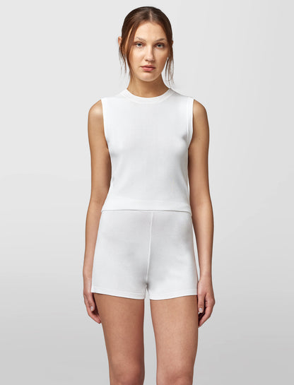 Alpha Studio Canotta Cropped Match Set Donna