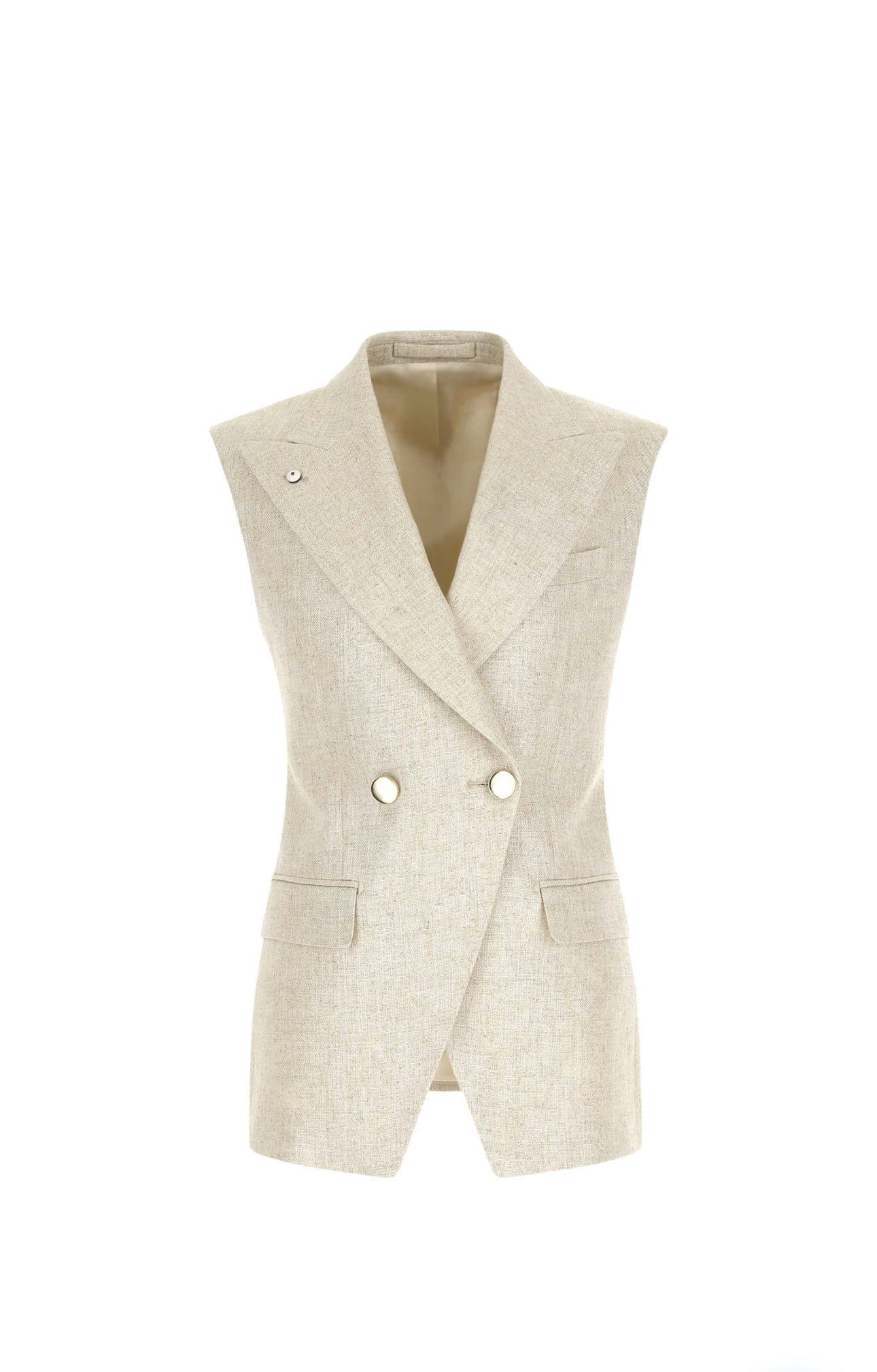 Lbm 1911 Gilet Taglio Sartoriale Chiara Donna