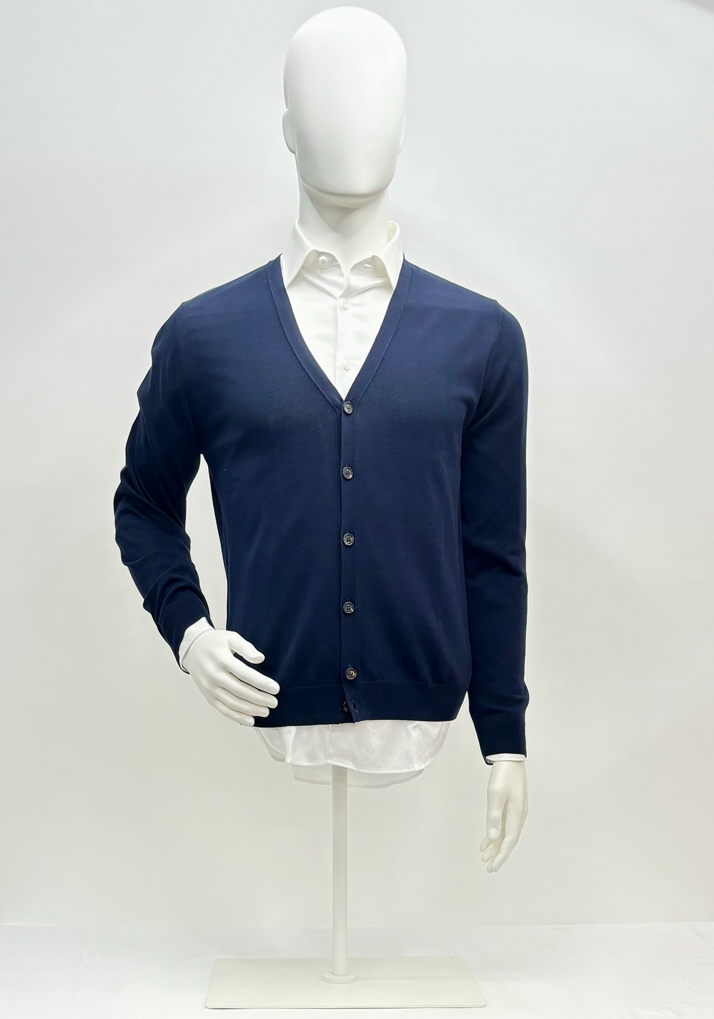 Zanone Cardigan Crepe di cotone Uomo