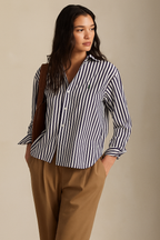 Ralph Lauren Camicia in cotone a righe Relaxed-Fit Donna