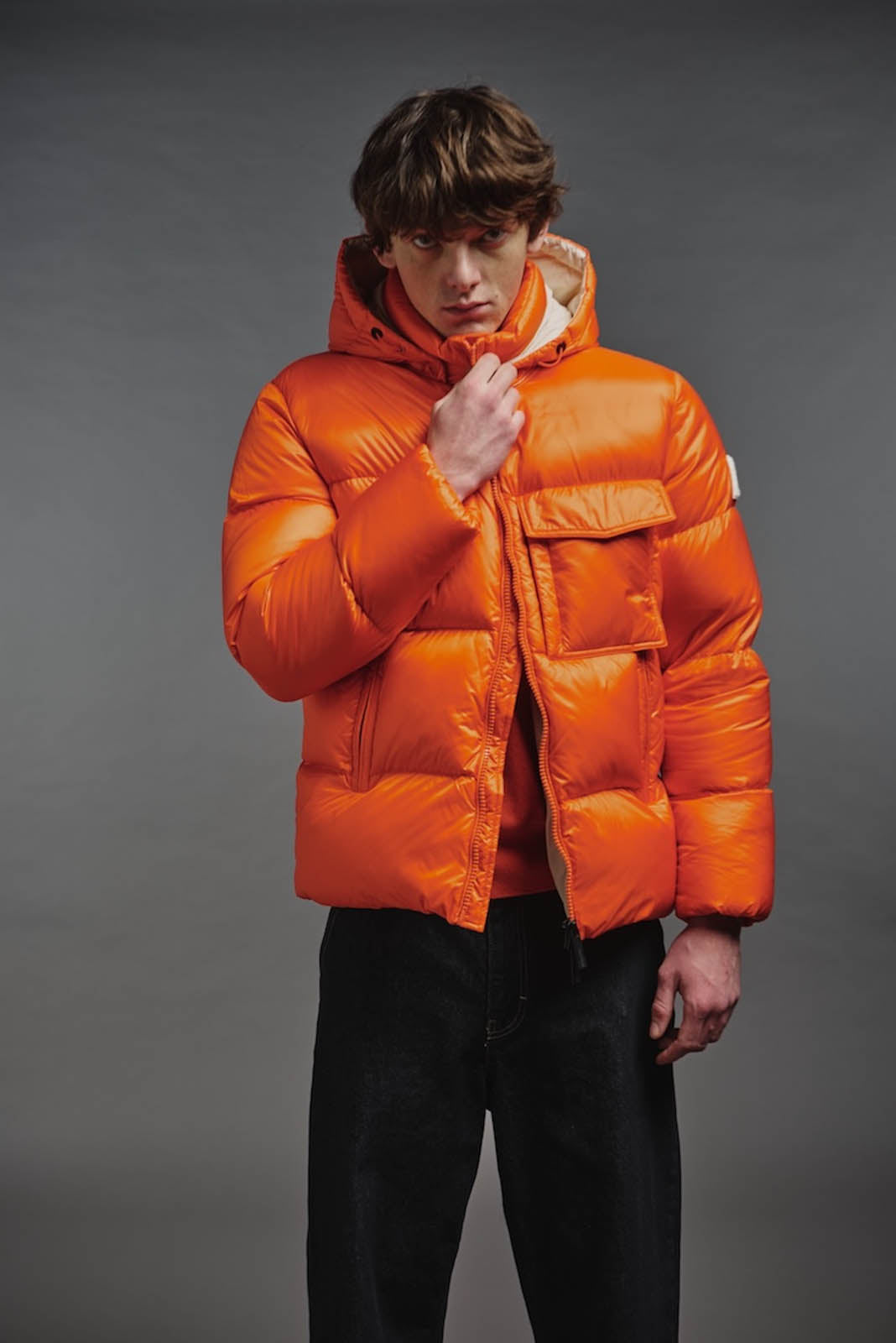 After Label Piumino Corto Lucido Katalla Uomo