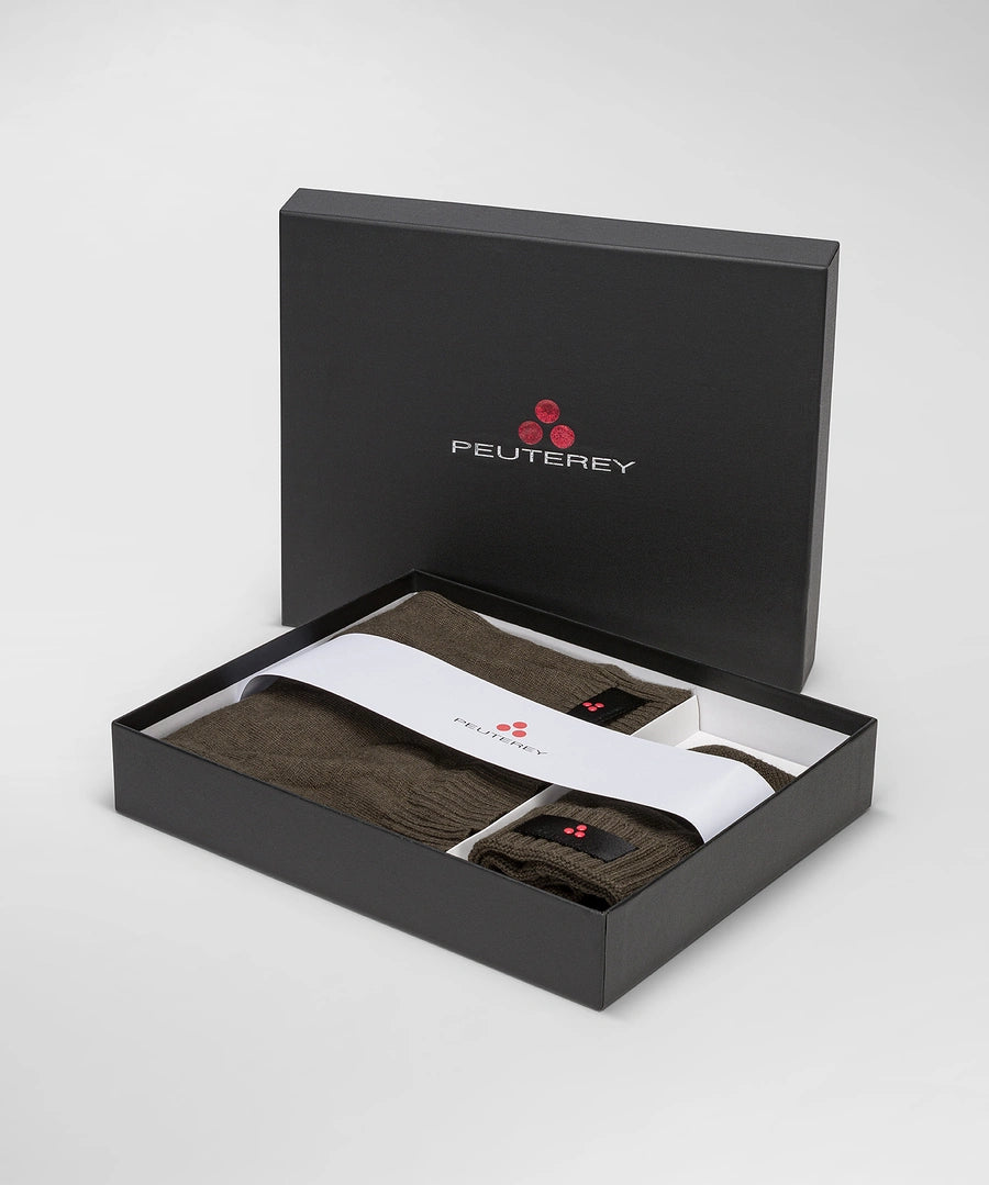 Kit Sciarpa e Cappello in Misto Cashmere