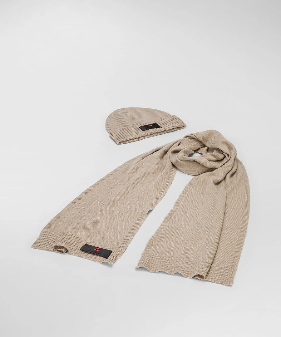 Kit Sciarpa e Cappello in Misto Cashmere