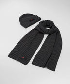 Peuterey Kit Sciarpa e Cappello a Coste