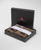 Peuterey Kit Sciarpa e Cappello a Coste