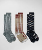 Peuterey Set con Tre Paia di Calze Fantasia