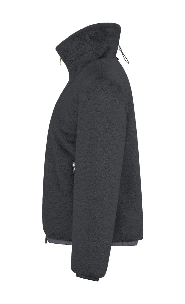 Duno Giacca Corta in Morbida Pelliccia Sintetica Donna