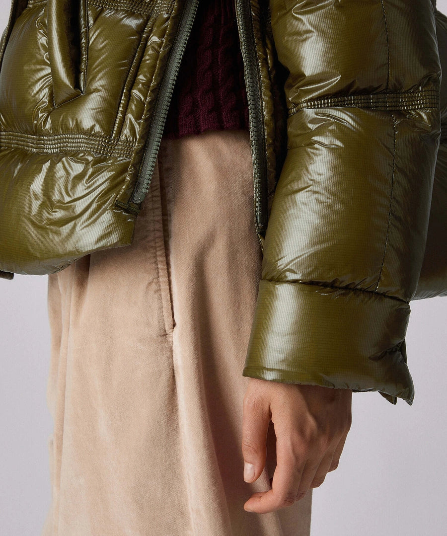 Peuterey Piumino Lucido in Nylon Ripstop Donna
