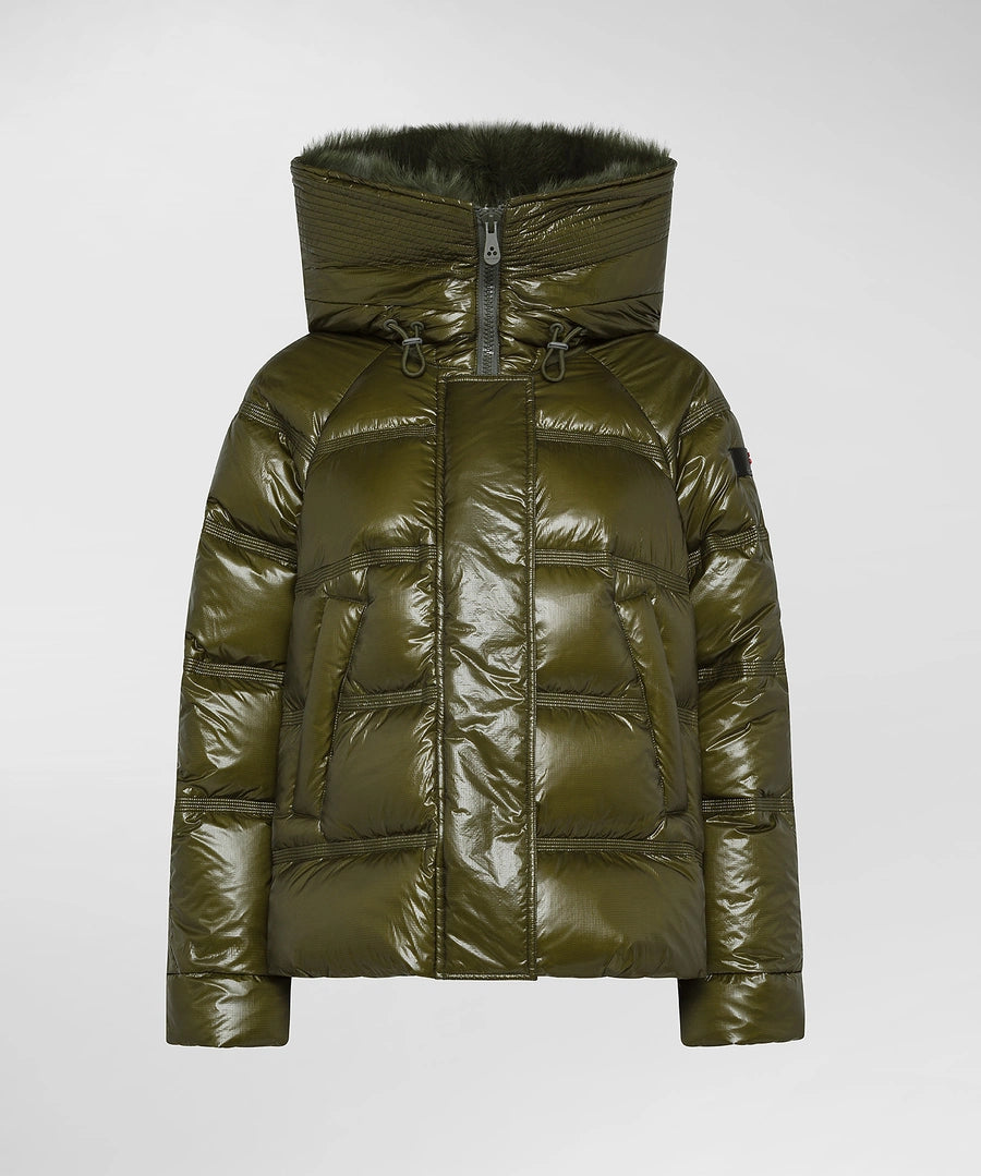 Peuterey Piumino Lucido in Nylon Ripstop Donna