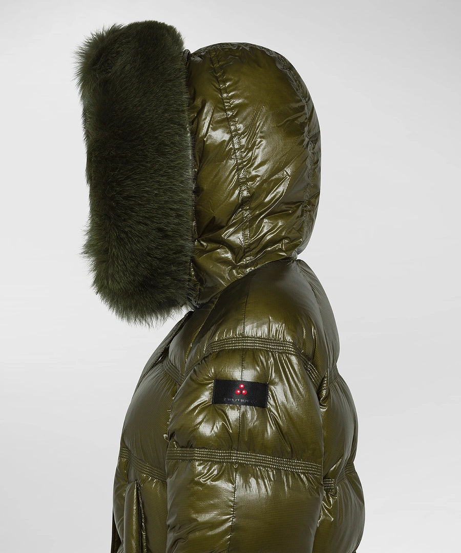 Peuterey Piumino Lucido in Nylon Ripstop Donna