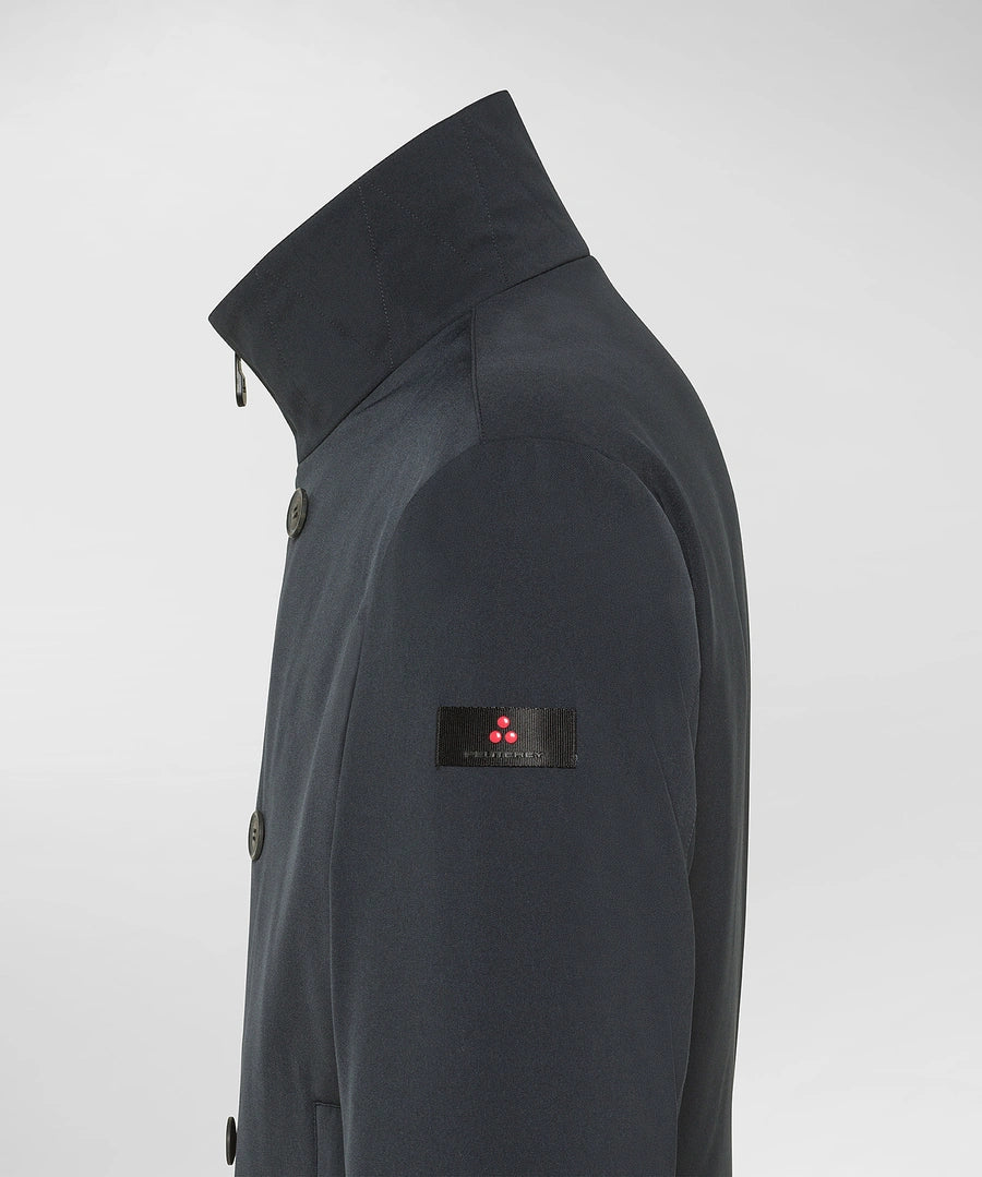 Peuterey Peacoat Doppio Petto in Tessuto Riciclato Uomo
