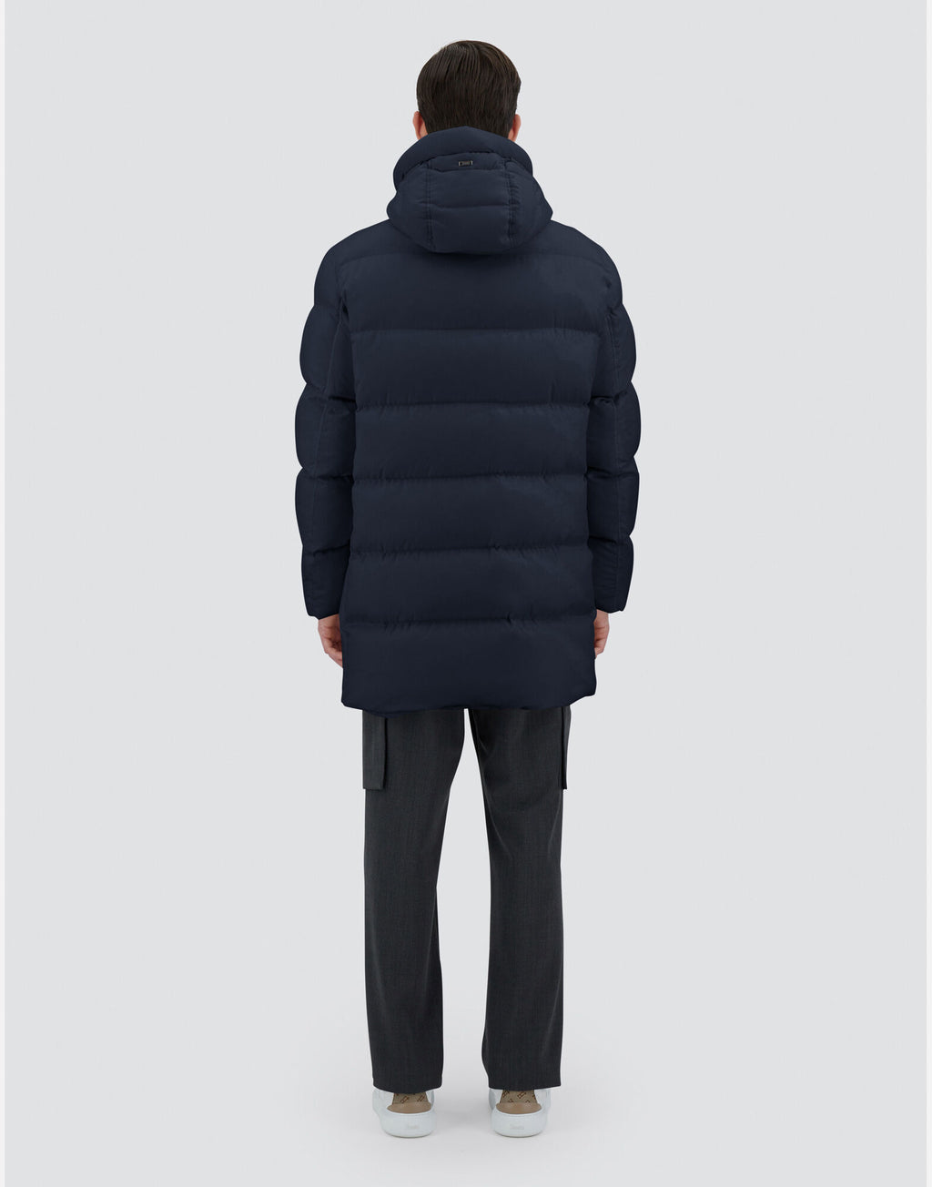 Herno Giacca Piumino Lunga Opaca Uomo