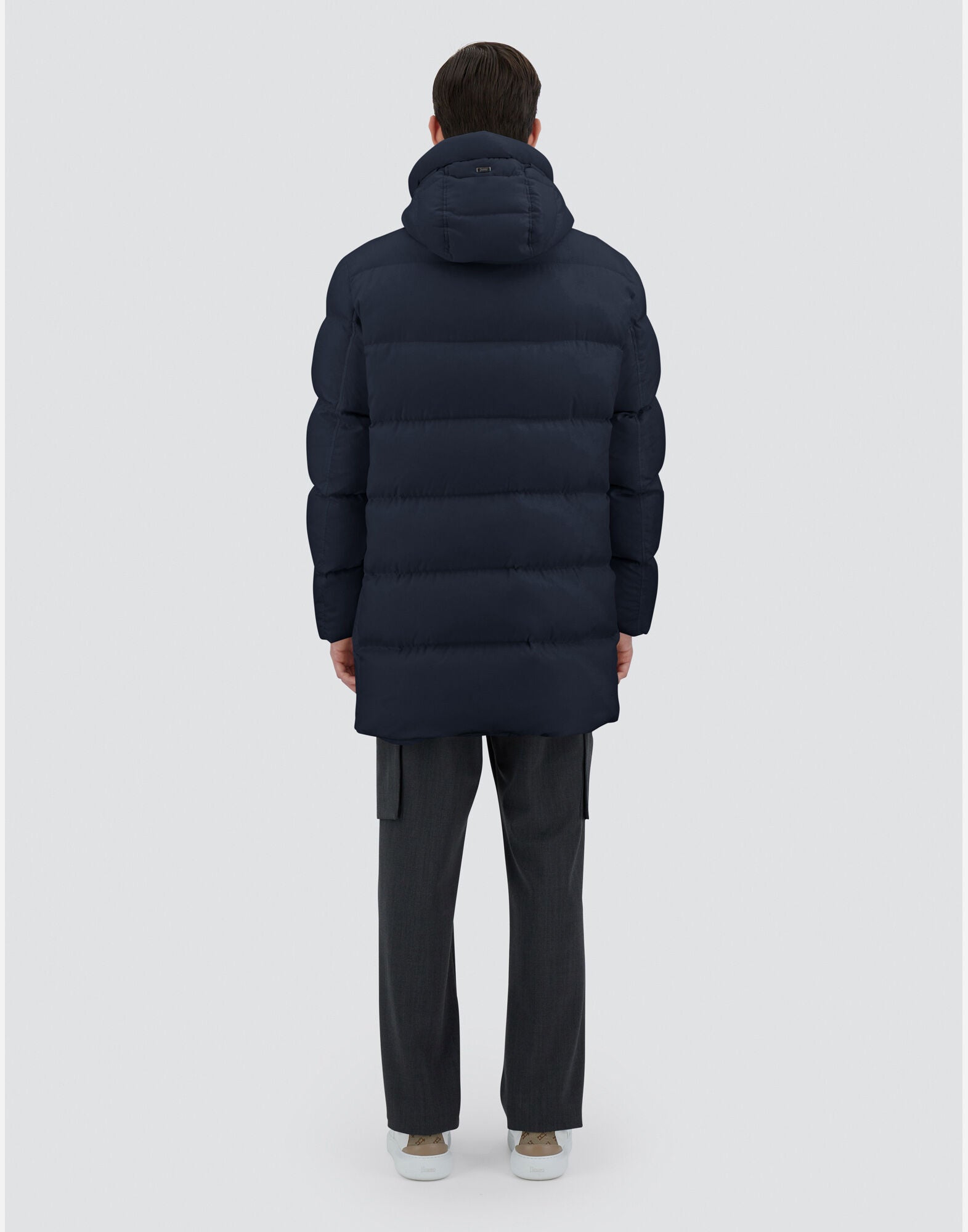 Herno Giacca Piumino Lunga Opaca Uomo