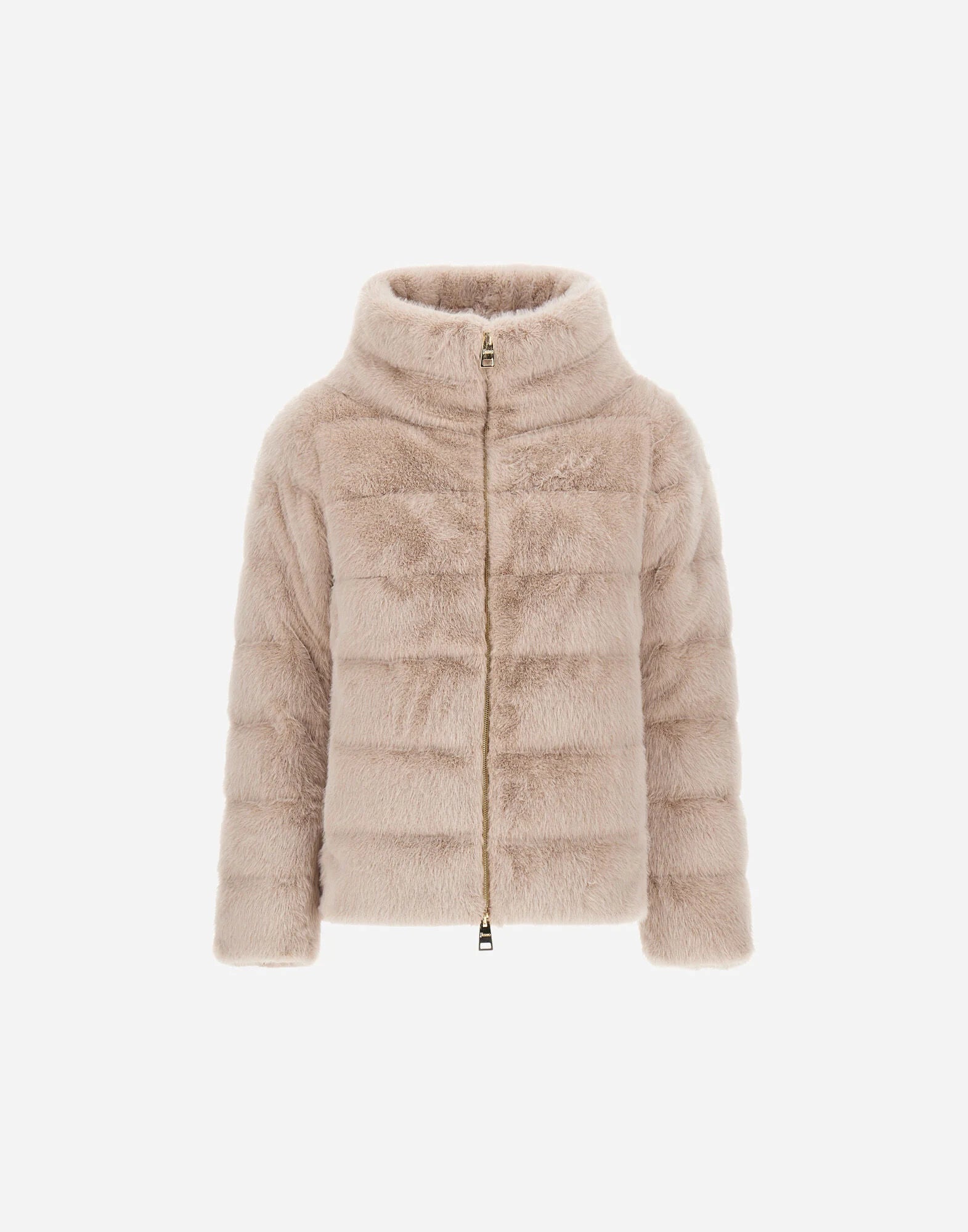 Herno Cappa in Pelliccia Eco con Zip Donna