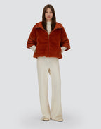 Herno Cappa in Raso con Zip e Cappuccio Donna