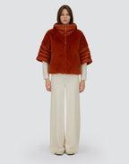 Herno Cappa in Raso con Zip e Cappuccio Donna