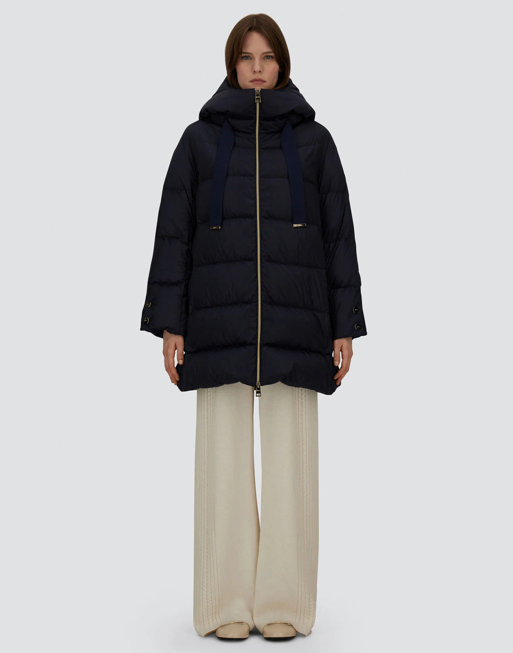 Herno Piumino in Raso Cappuccio Donna