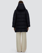 Herno Piumino in Raso Cappuccio Donna