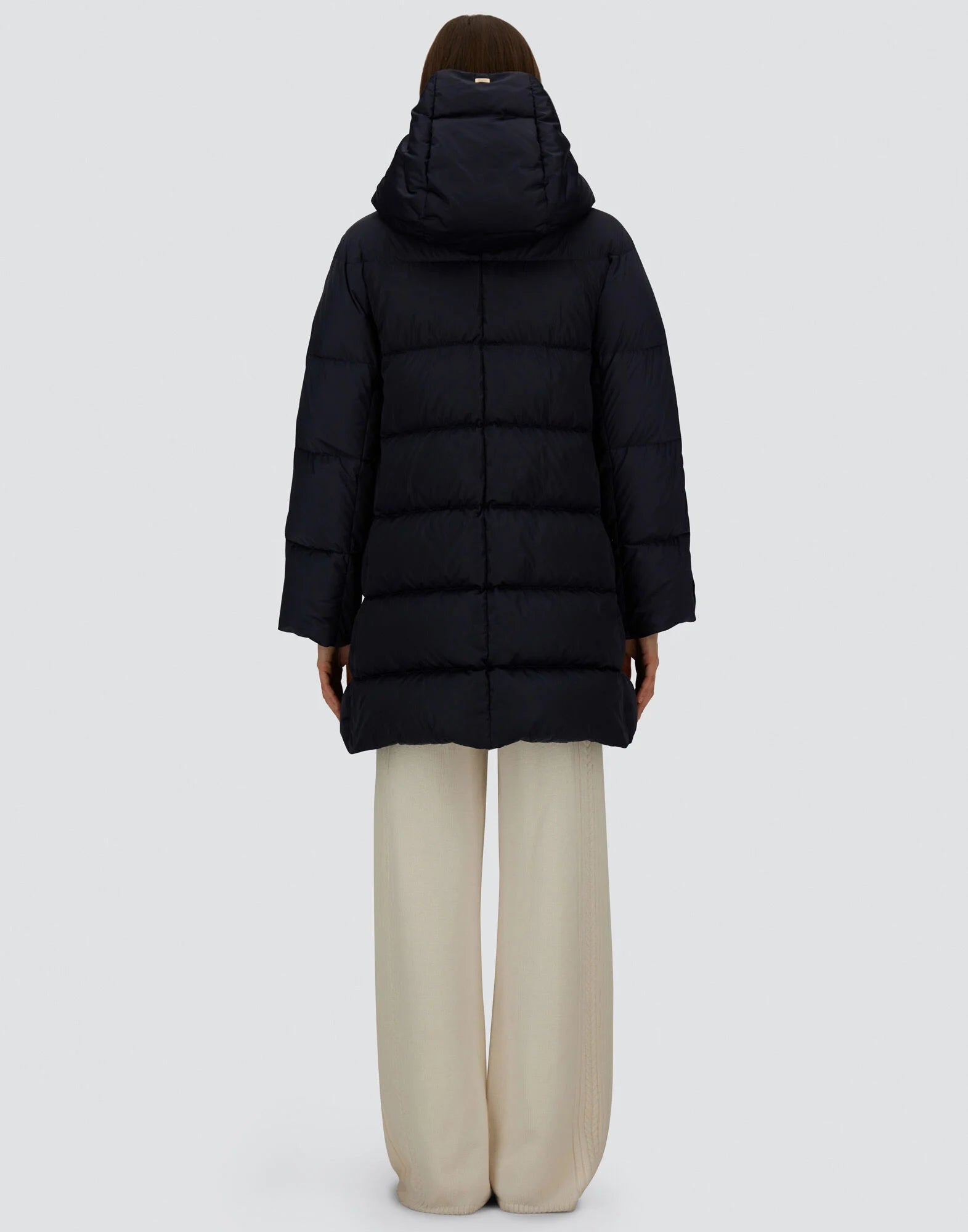 Herno Piumino in Raso Cappuccio Donna