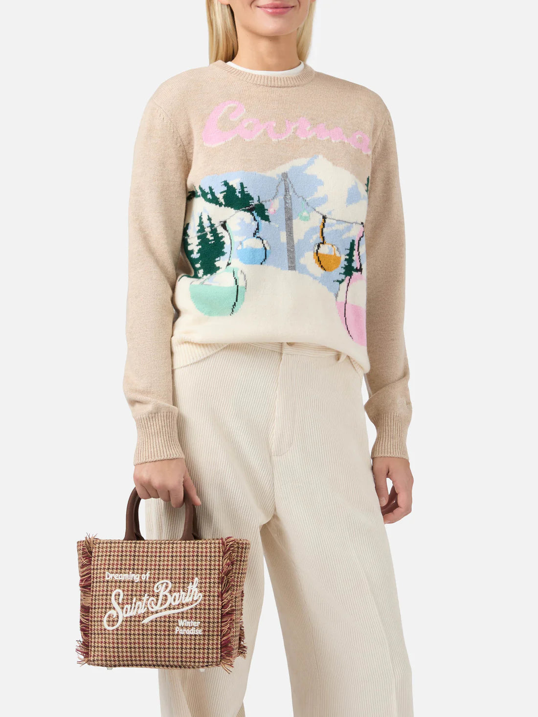 MC2 Saint Barth Borsa Mini in Misto Lana Donna