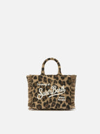 MC2 Saint Barth Borsa Mini Leoparda in Misto Lana Donna