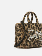 MC2 Saint Barth Borsa Mini Leoparda in Misto Lana Donna