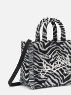 MC2 Saint Barth Borsa Mini Leoparda in Misto Lana Donna