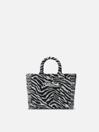 MC2 Saint Barth Borsa Mini Leoparda in Misto Lana Donna